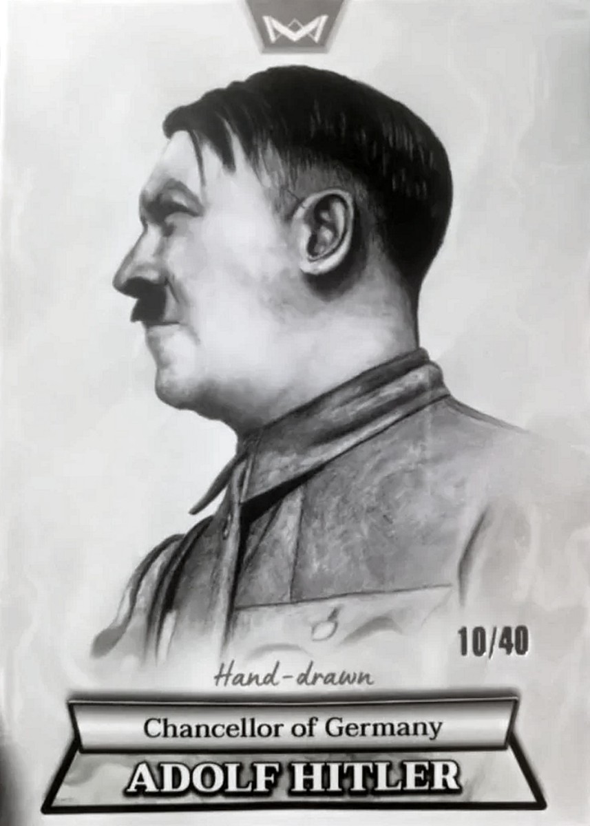 Cartonaș exemplu din Worlds Monarchs Series 2: Adolf Hitler