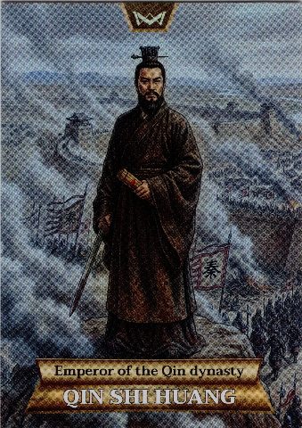 Qin Shi Huang · Full Art, fața cartonașului scanată